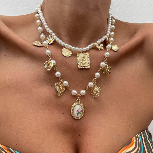 Golden Sun Blossom Necklace ☀️🌼