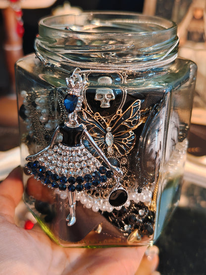 PersonnaliséBocal de bijoux mystère | Thème Valse de Minuit