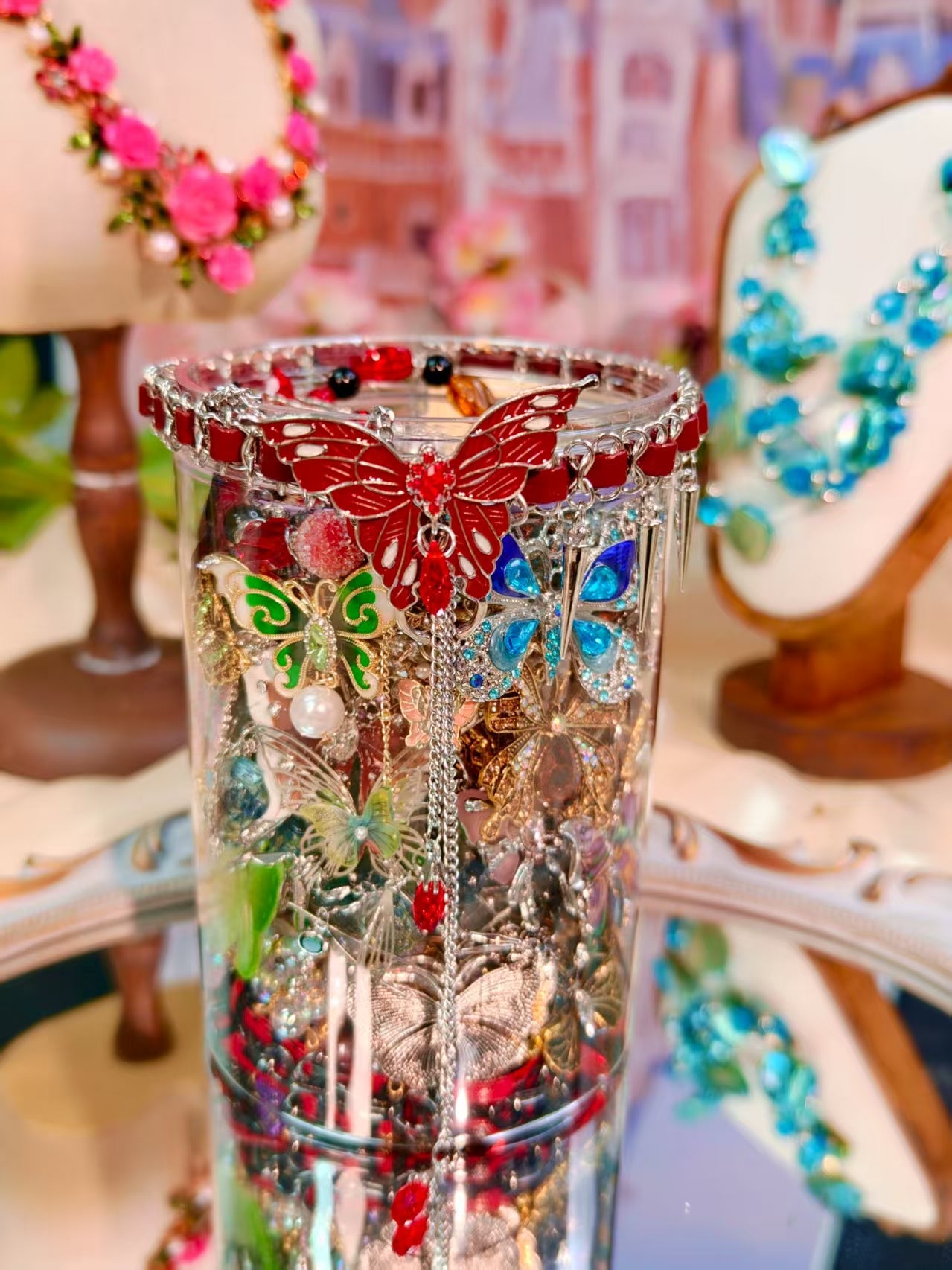 Garden of Butterflies themed | Mystery Jewelry Jar (Extra Large）2581924