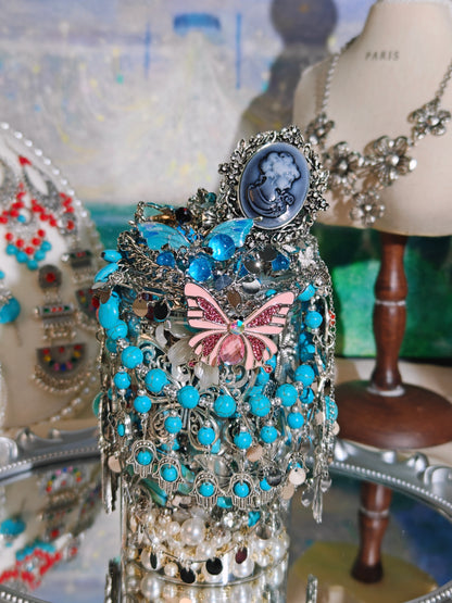 Custom Greek Goddess Themed Mystery Jewelry Jar new