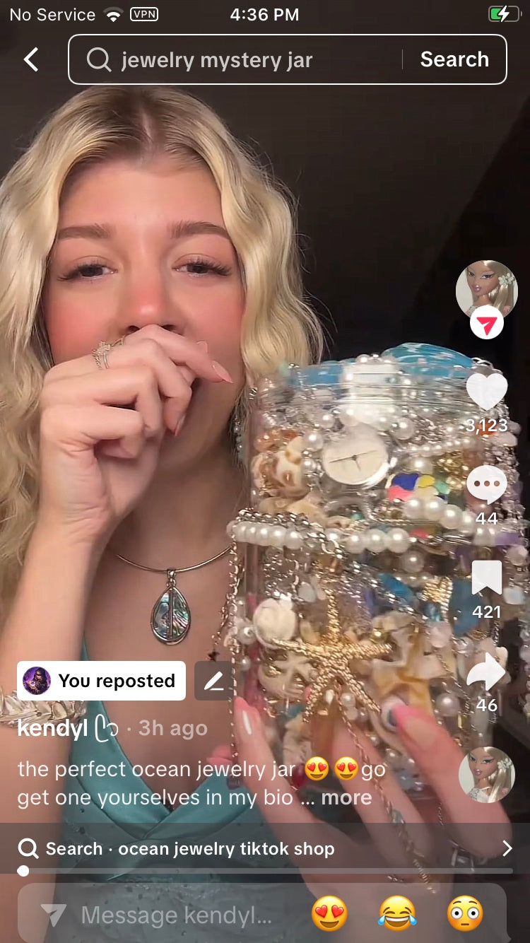 （Kendyl-Similar Style) | Mystery Jewelry Jar 1213