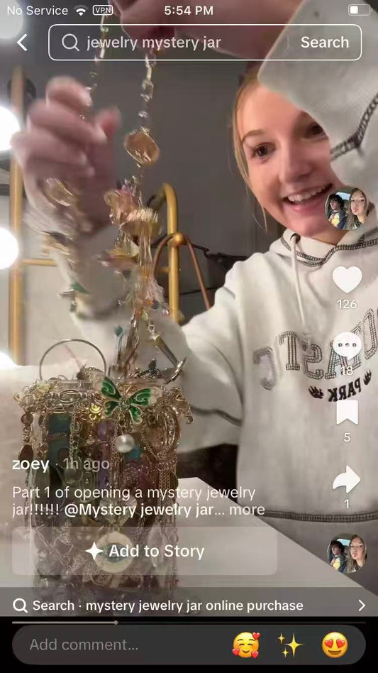 Bocal de bijoux mystère | Thème Reine de la fête 25919