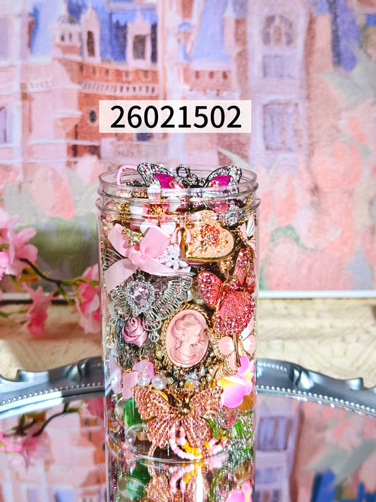 Pink themed | Mystery Jewelry Jar 45pcs 26021502