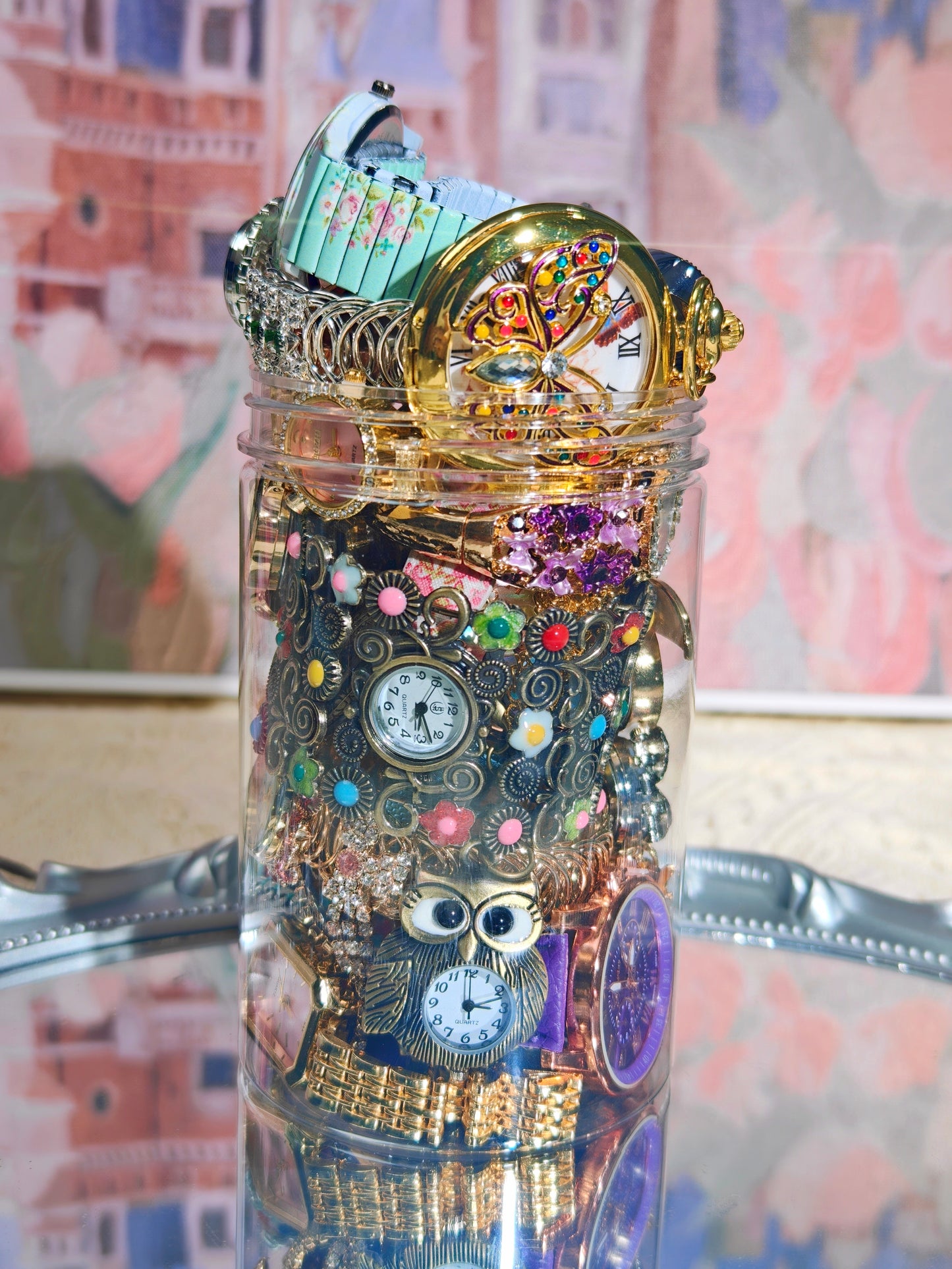 Timekeeper’s Treasure themed | Mystery Jewelry Jar 65261  (25 pcs)