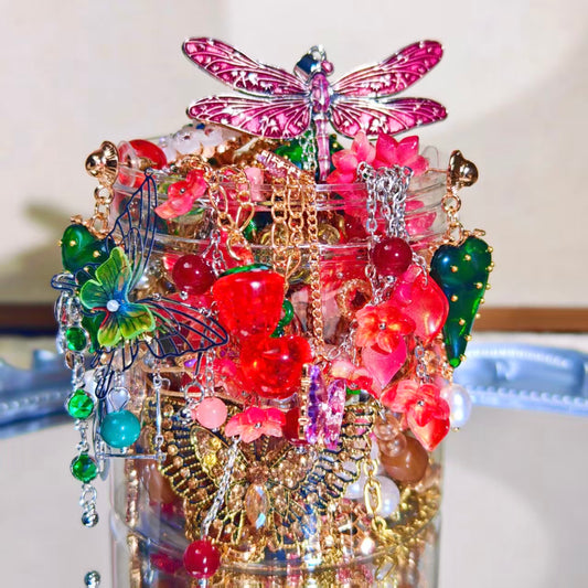 FLORAL WHISPER | Mystery Jewelry Jar 061101  (35 pcs)