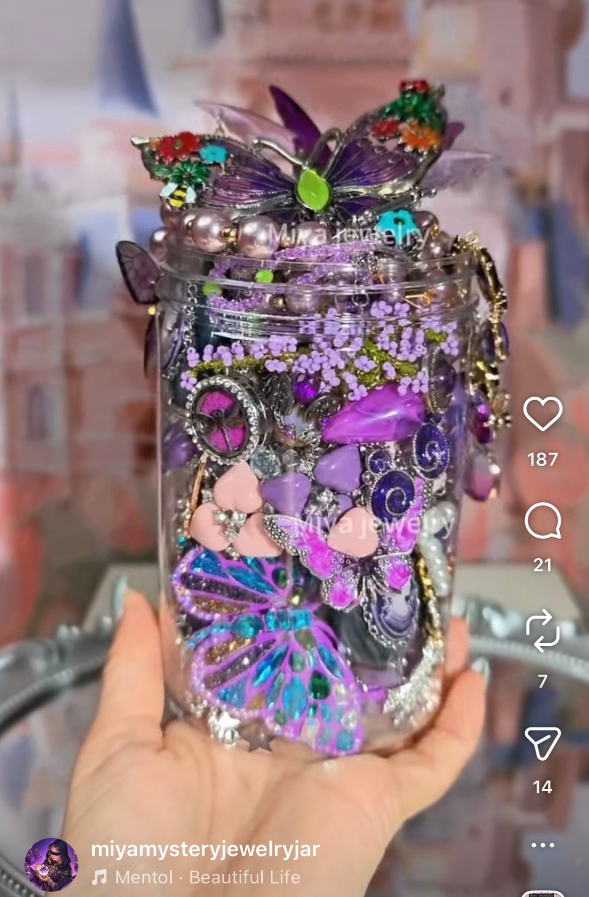 PURPLE THEME | Mystery Jewelry Jar 26092902 (45 pcs)