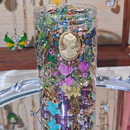 Custom Forest Magic Themed Mystery Jewelry Jar new