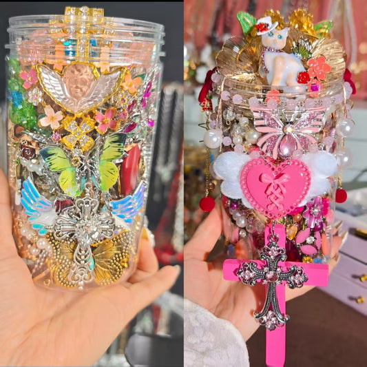 PersonnaliséBocal de bijoux mystère | Thème Nuit d'Halloween