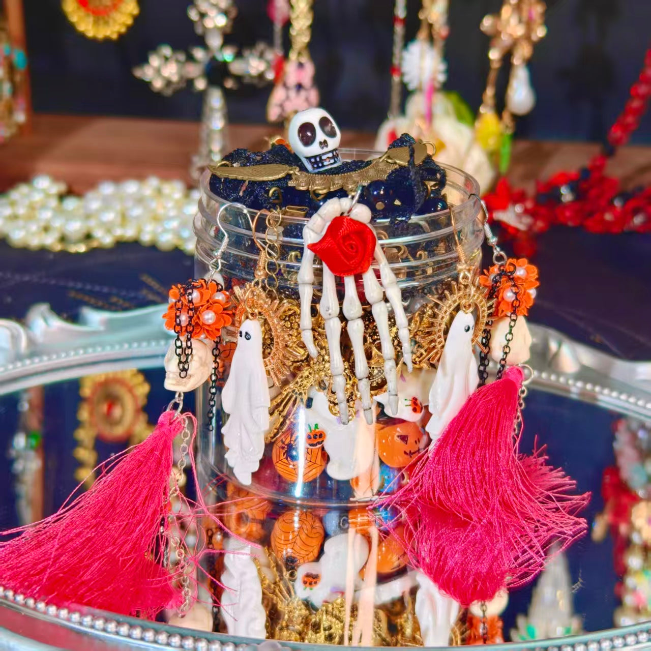 Halloween Night themed | Mystery Jewelry Jar 2903