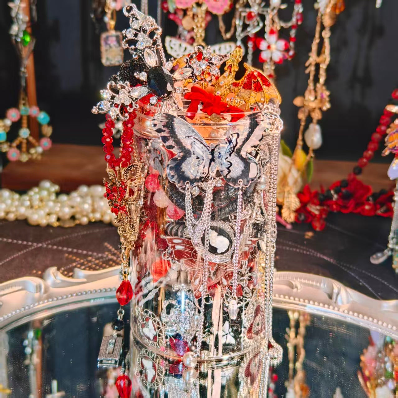 Dark Witch themed | Mystery Jewelry Jar 2910