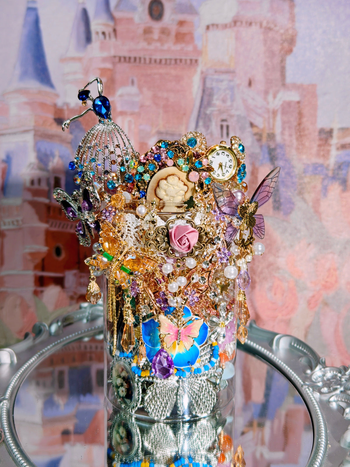 Royal Butterfly Timepiece | Mystery Jewelry Jar 2691402(30pieces)