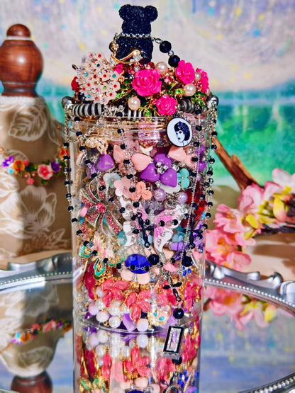 Custom Party Queen Themed Mystery Jewelry Jar new