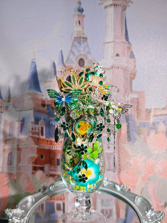 Emerald Butterfly Garden| Mystery Jewelry Jar 2691405(45pieces)