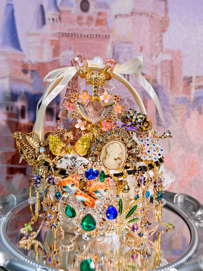 Golden Cameo Garden| Mystery Jewelry Jar 69164(45 pcs)