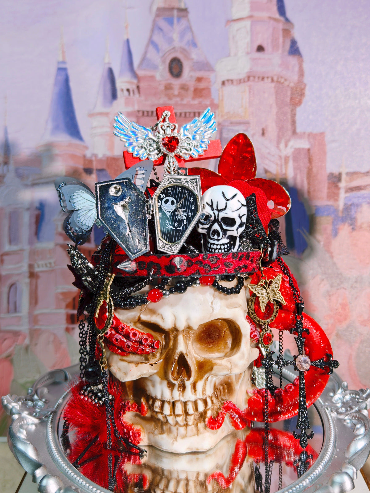 Crimson Skull Cathedral | Mystery Jewelry Jar 69153(45 pcs)