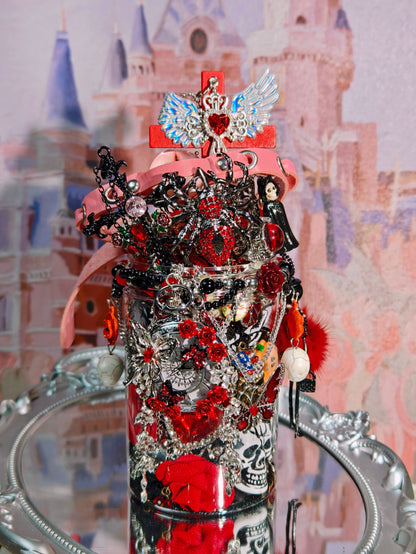 Crimson Spider Rose| Mystery Jewelry Jar 69201(45 pcs)