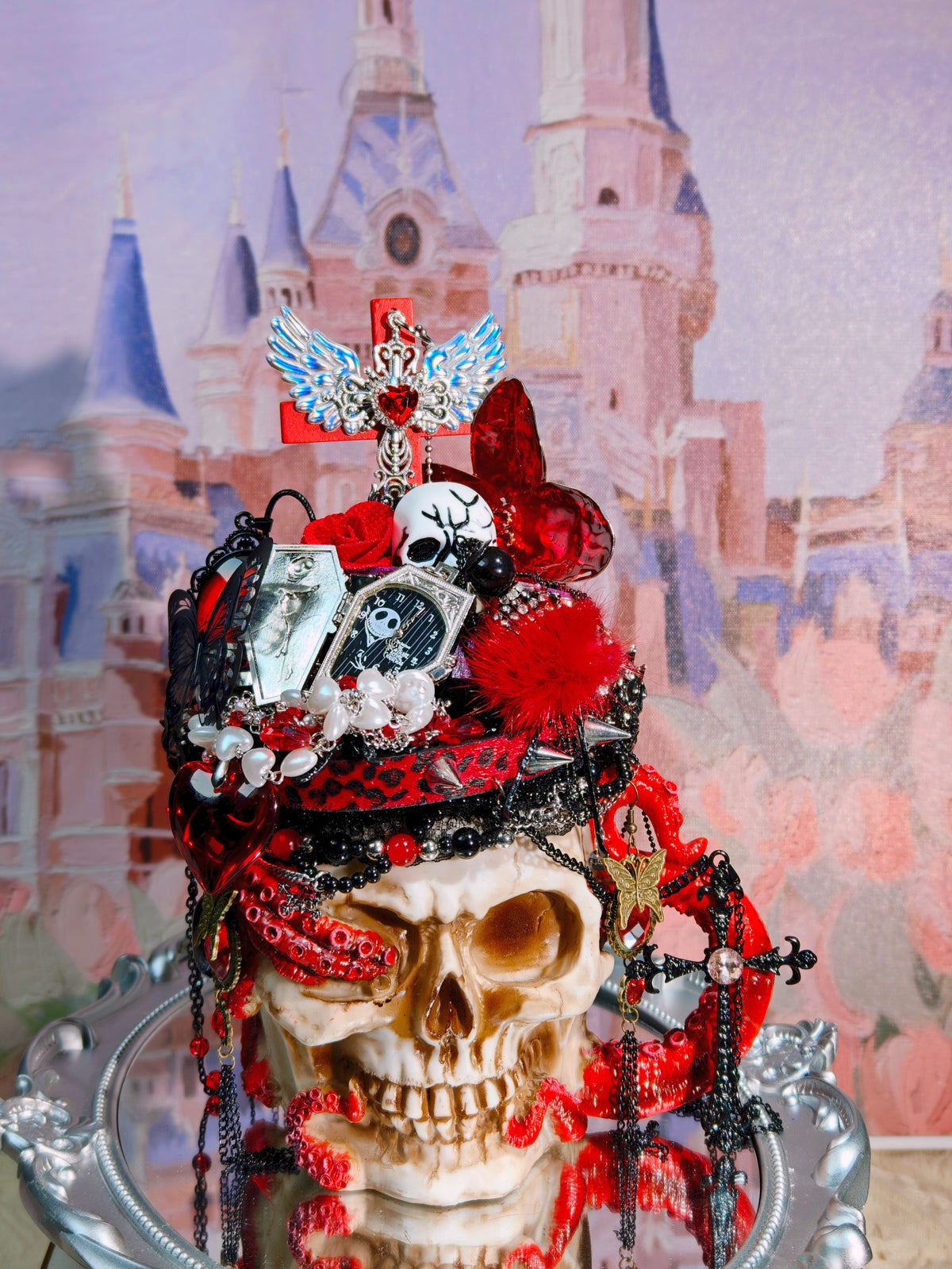 Crimson Skull Cathedral | Mystery Jewelry Jar 69153(45 pcs)