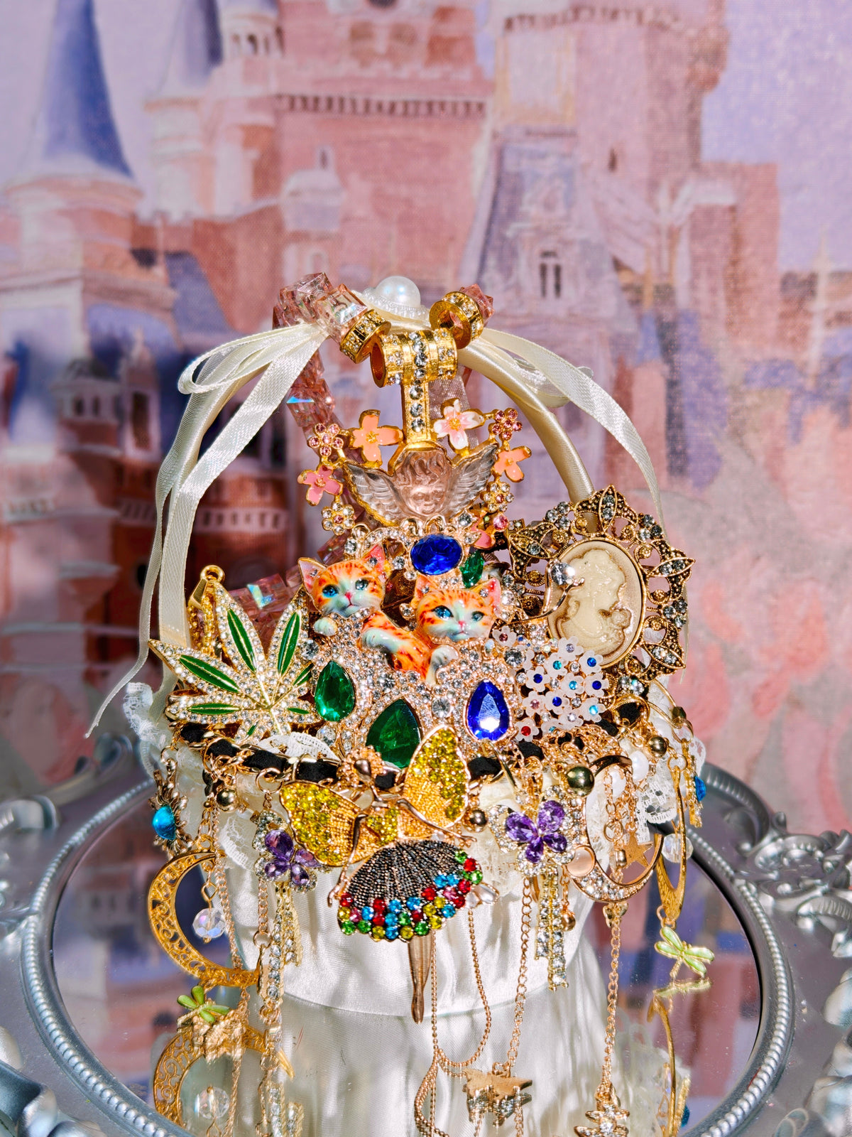 Golden Cameo Garden| Mystery Jewelry Jar 69164(45 pcs)