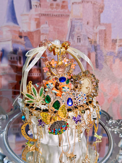 Golden Cameo Garden| Mystery Jewelry Jar 69164(45 pcs)