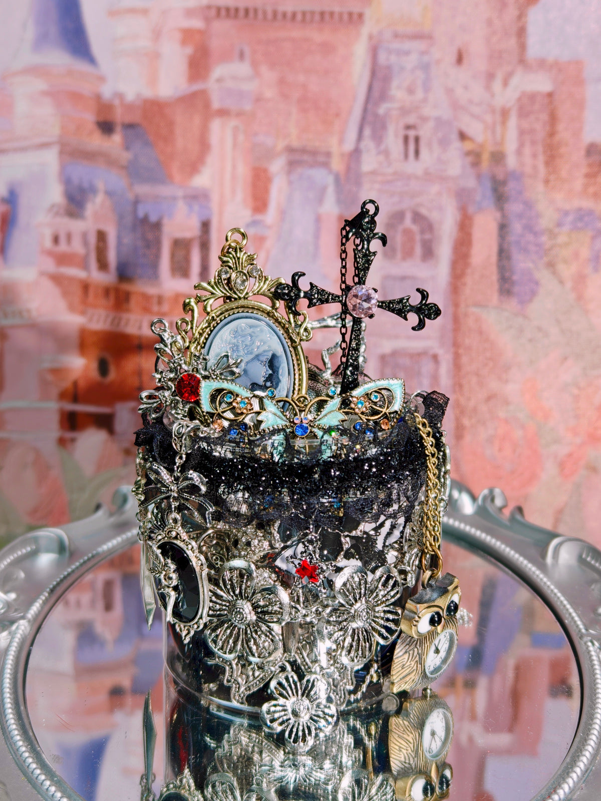 Midnight Butterfly Glory| Mystery Jewelry Jar 69204(45 pcs)