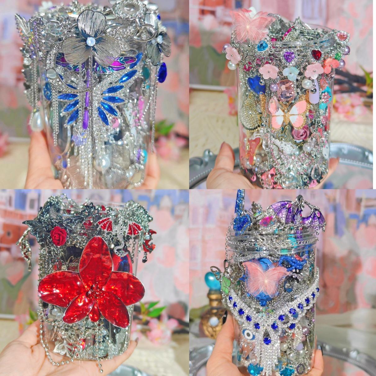 Custom Sliver Themed Mystery Jewelry Jar new