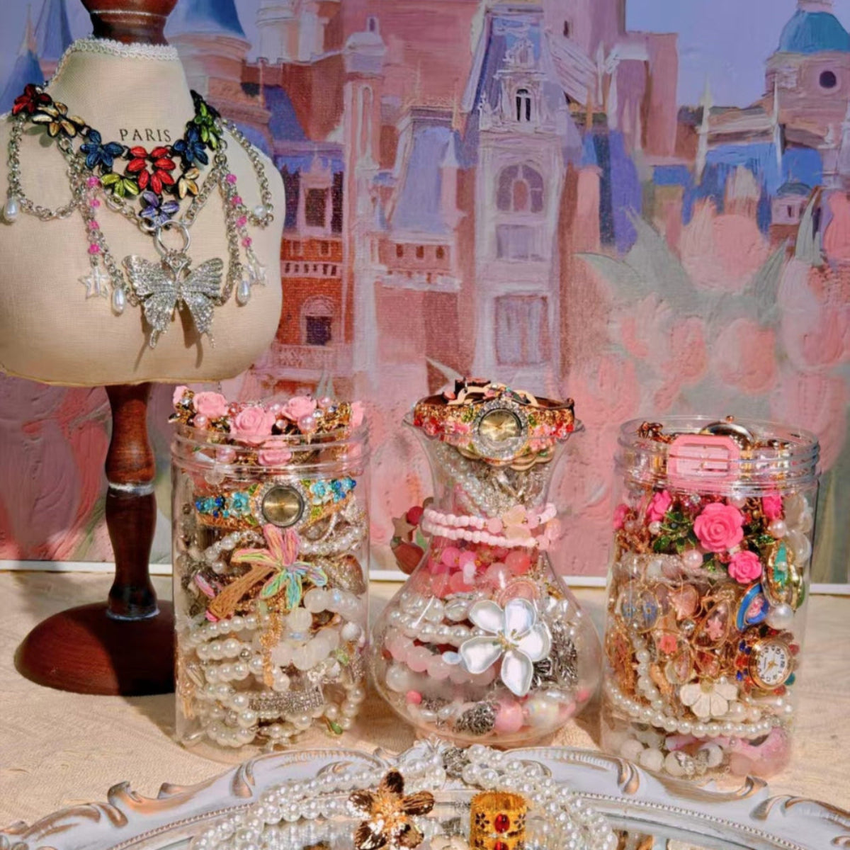 Customize Fairy Tale Princess Themed Jewelry Jar｜Mystery Jewelry Jar
