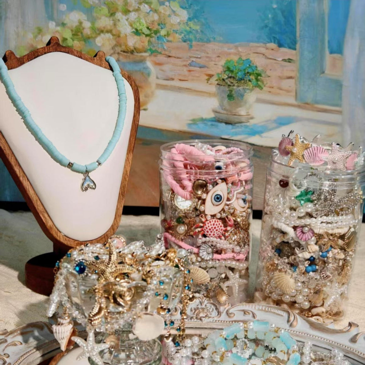 Customize Ocean Healing Themed Jewelry Jar｜Mystery Jewelry Jar