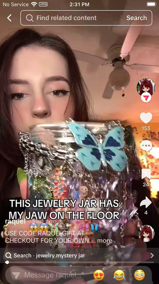 Bocal de bijoux mystère | Thème Reine de la fête 25919