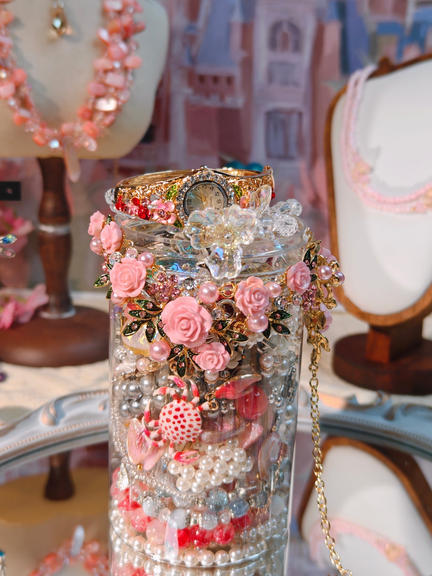 Customize Fairy Tale Princess Themed Jewelry Jar｜Mystery Jewelry Jar