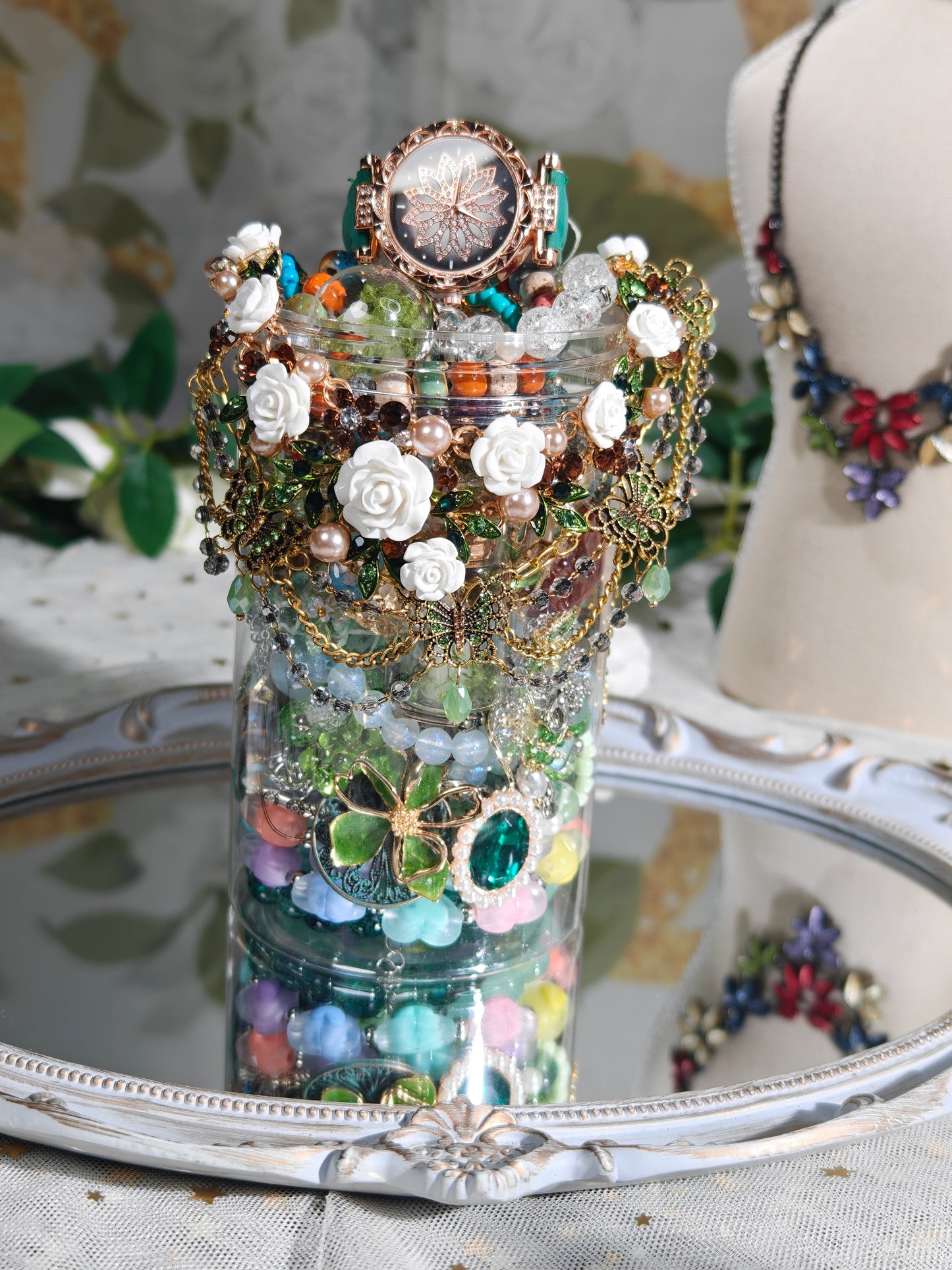 Customize Forest Magic Themed Jewelry Jar｜Mystery Jewelry Jar