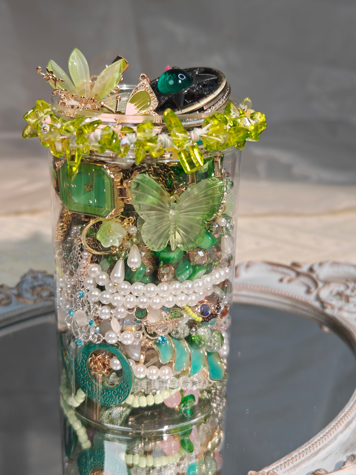Customize Forest Magic Themed Jewelry Jar｜Mystery Jewelry Jar