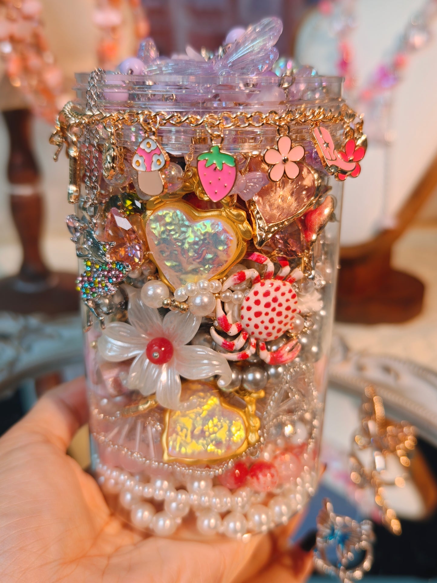 Customize Fairy Tale Princess Themed Jewelry Jar｜Mystery Jewelry Jar