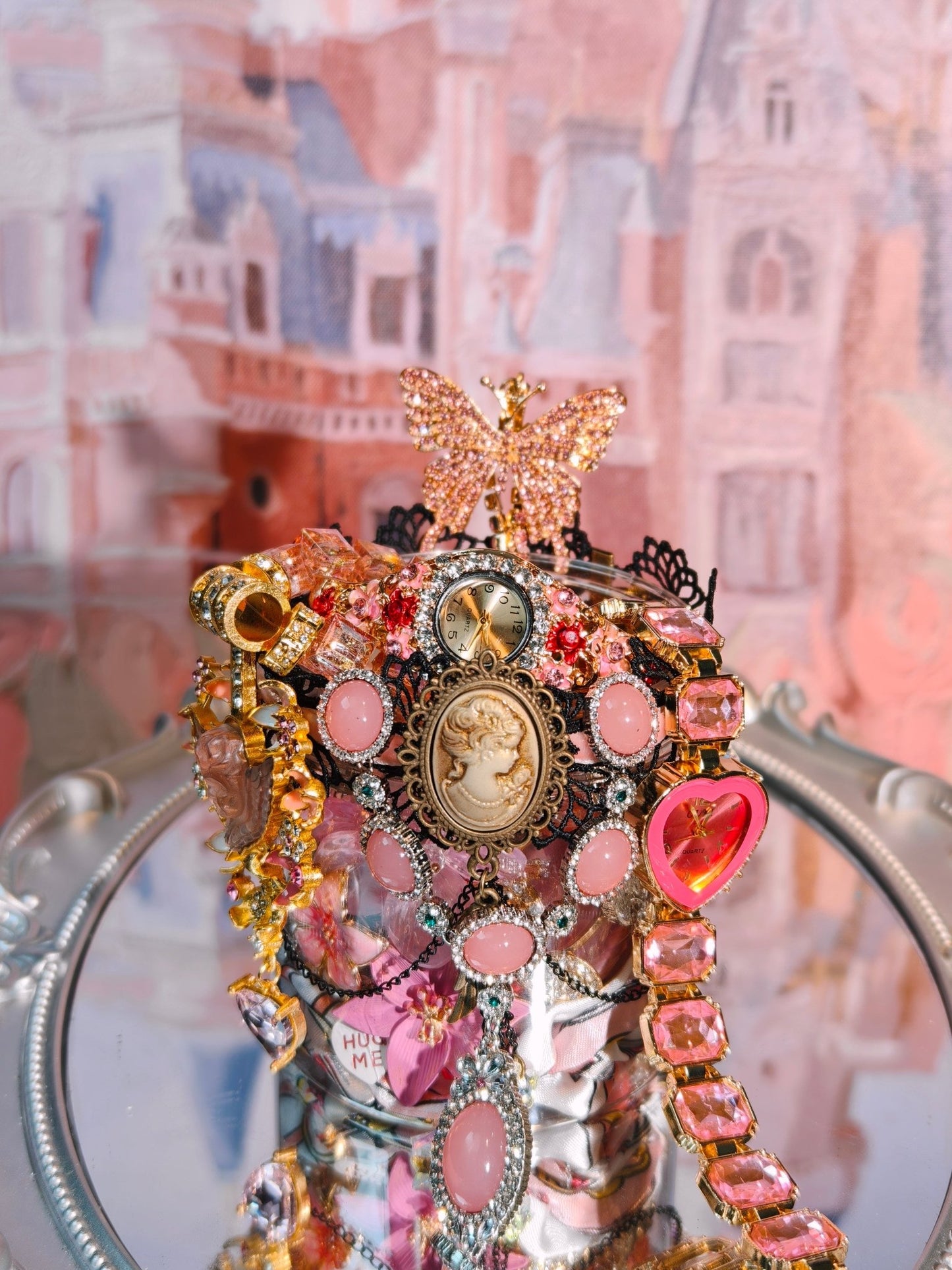 Pink Jewel Butterfly Princess  | Mystery Jewelry Jar 268209