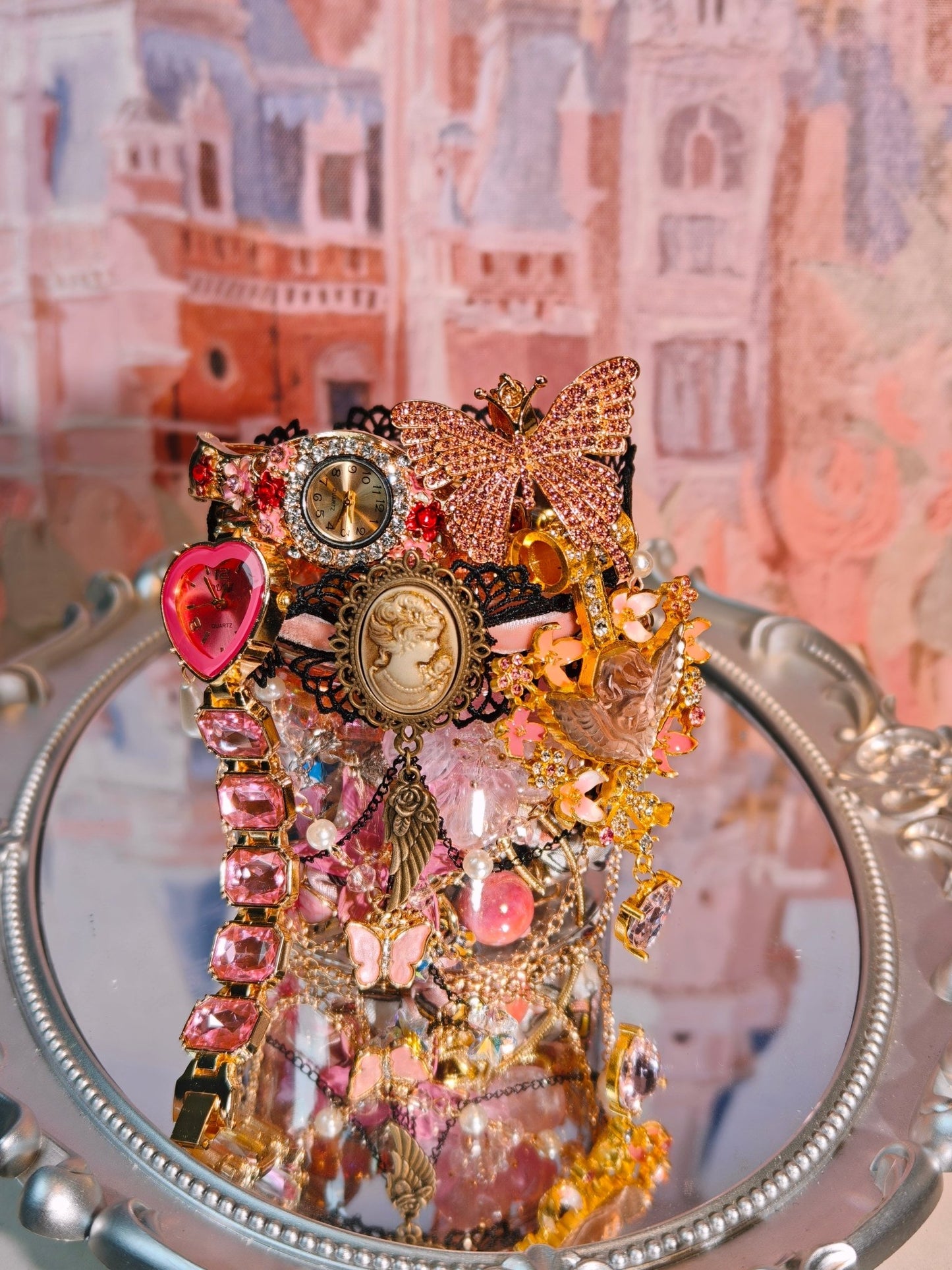 Pink Jewel Butterfly Princess  | Mystery Jewelry Jar 268209