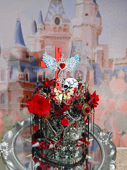 Crimson Gothic Relic| Mystery Jewelry Jar 269014