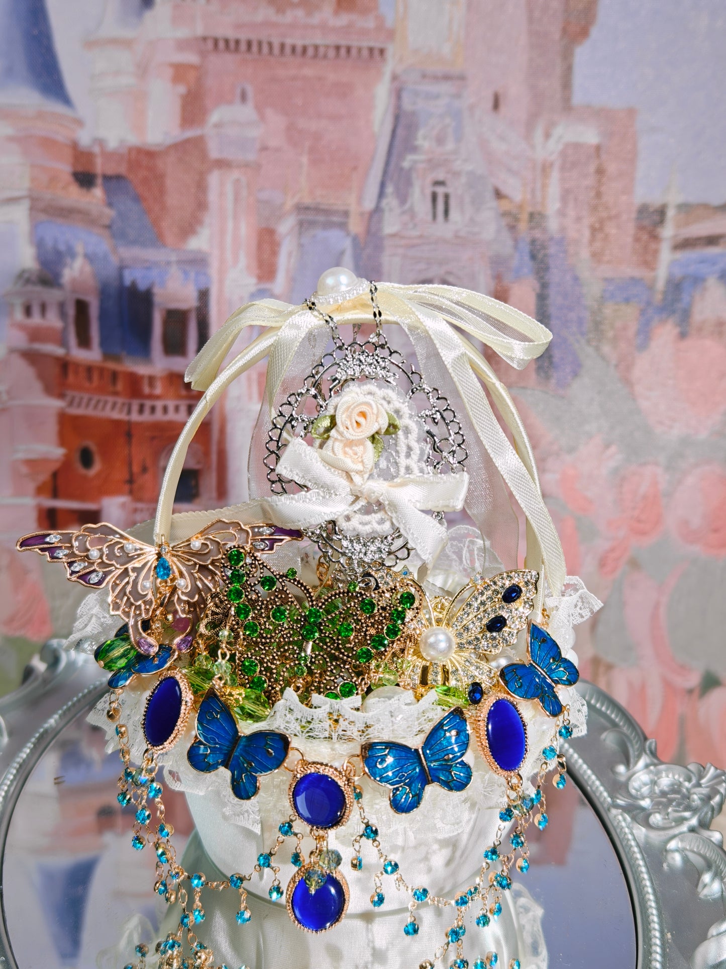 Butterfly Garden Basket| Mystery Jewelry Jar 269018