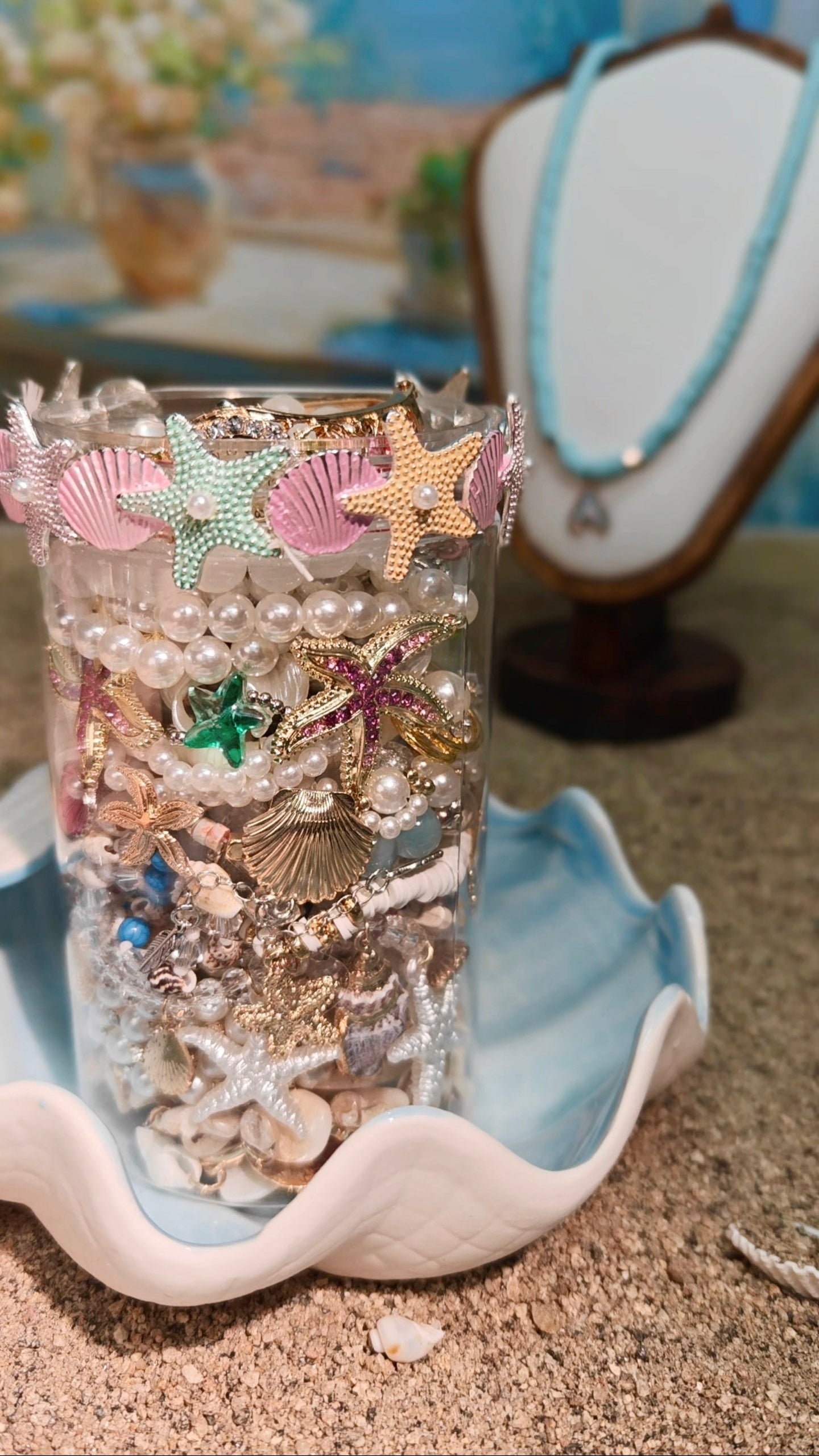 Customize Ocean Healing Themed Jewelry Jar｜Mystery Jewelry Jar