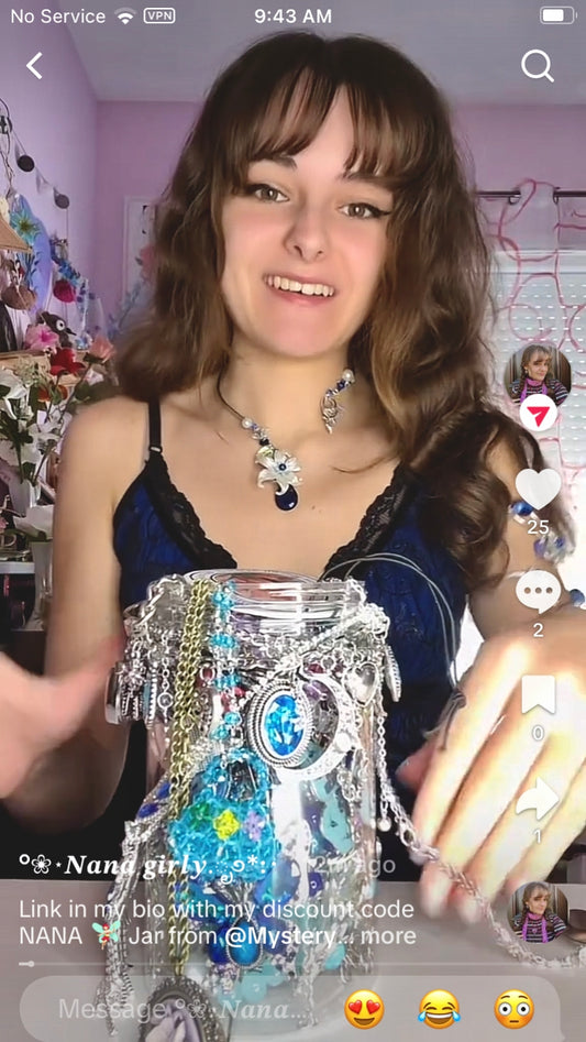 Bocal de bijoux mystère | Thème Reine de la fête 25919