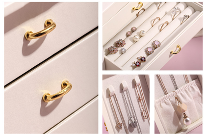 European-Style Multi-Layer Luxury Jewelry Keepsake Box Large Capacity Storage for Rings, Earrings & Necklaces