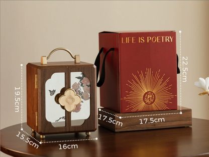 2025 New Wooden Jewelry Keepsake Box Elegant Storage for Fine Jewelry