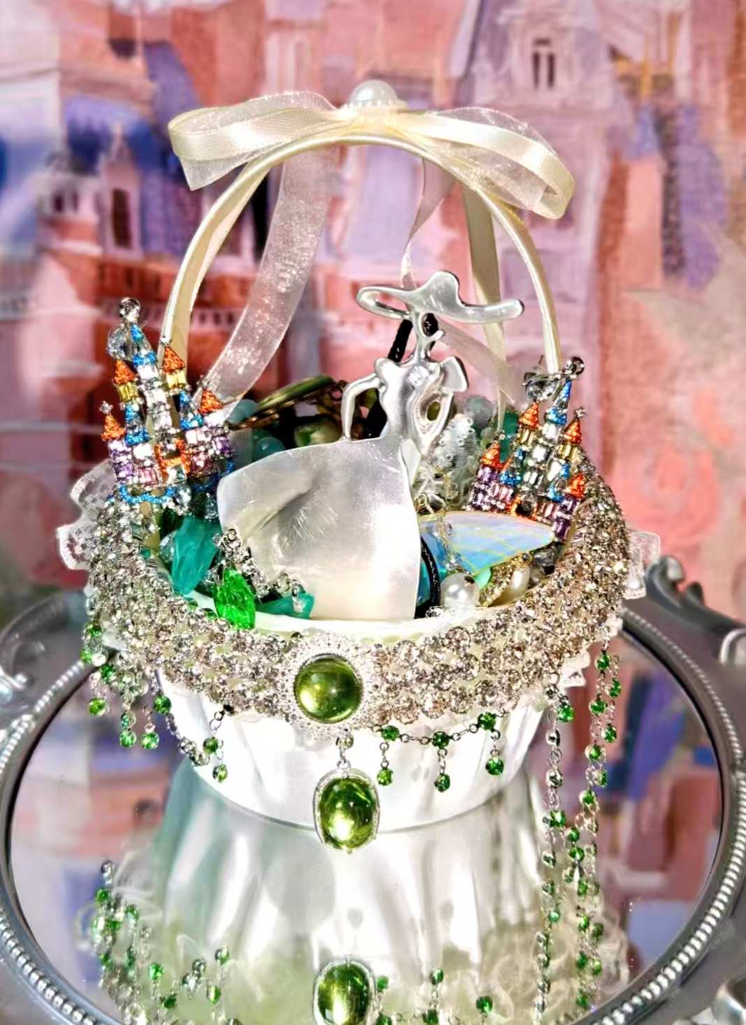 Wedding flower basket| Mystery Jewelry Jar 268271