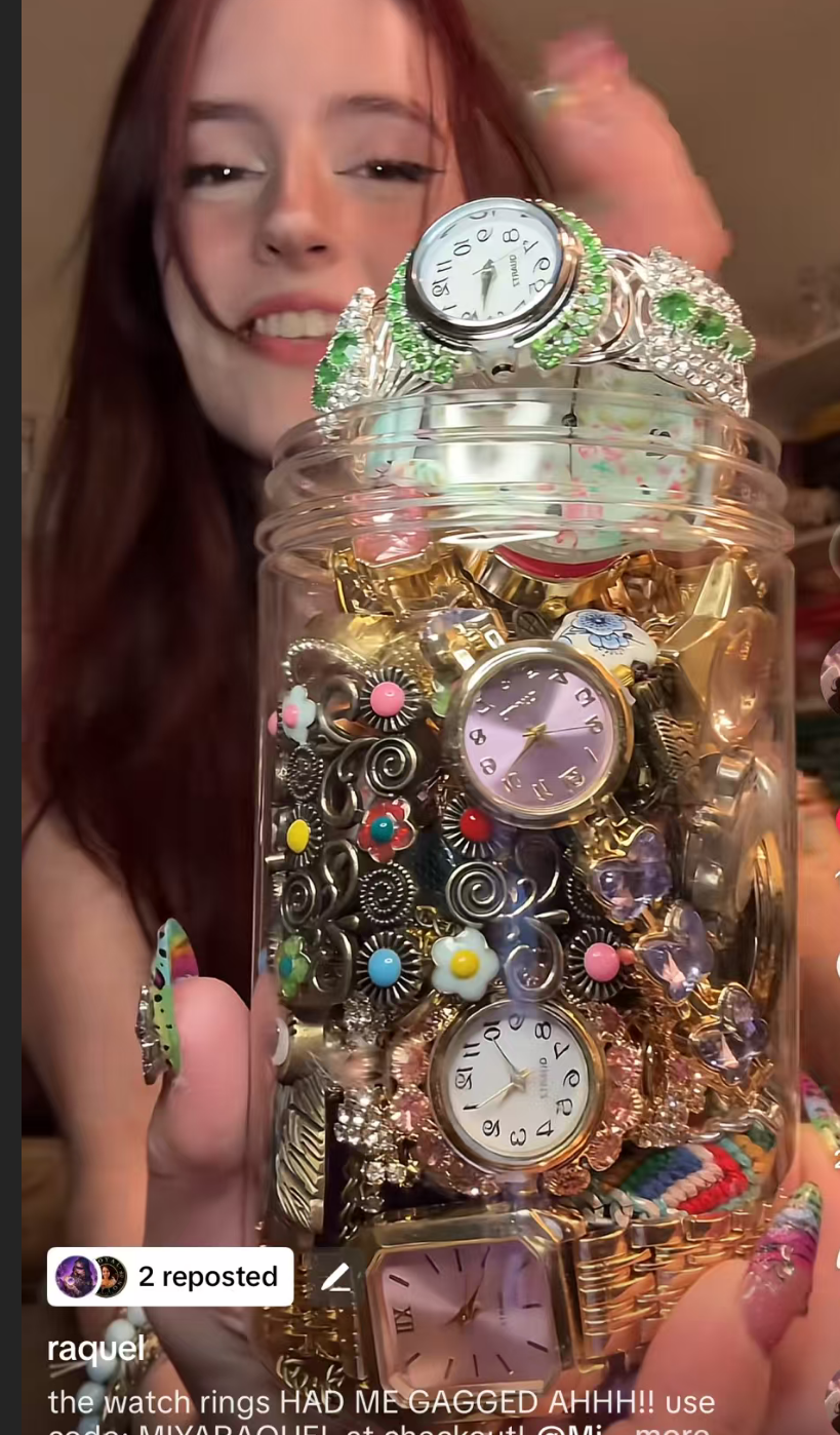 RAQUEL -Similar Style | Timekeeper’s Treasure  Mystery Jewelry Jar 2609121