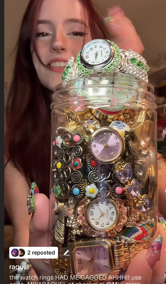 RAQUEL -Similar Style | Timekeeper’s Treasure  Mystery Jewelry Jar 2609121