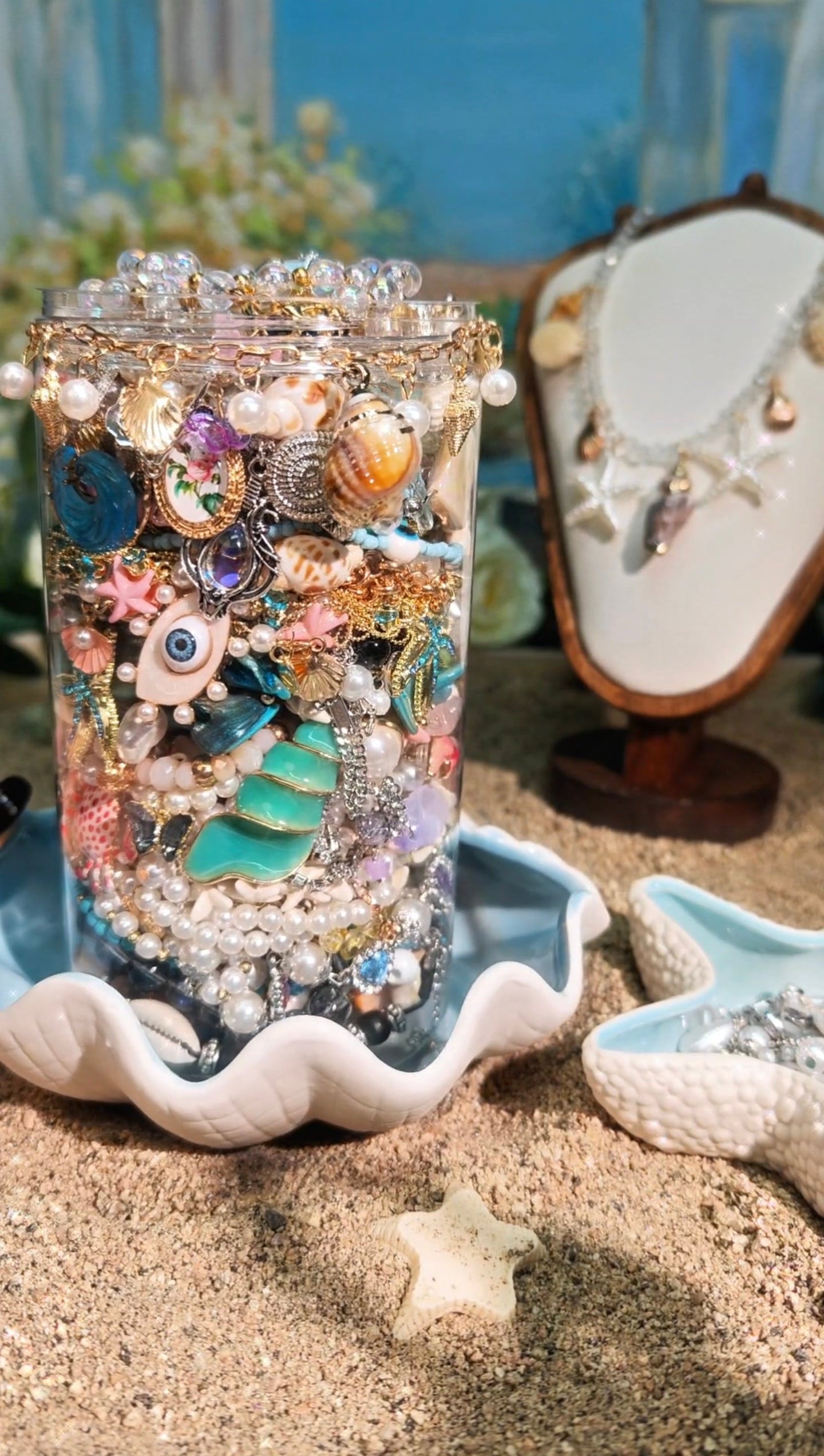 Customize Ocean Healing Themed Jewelry Jar｜Mystery Jewelry Jar
