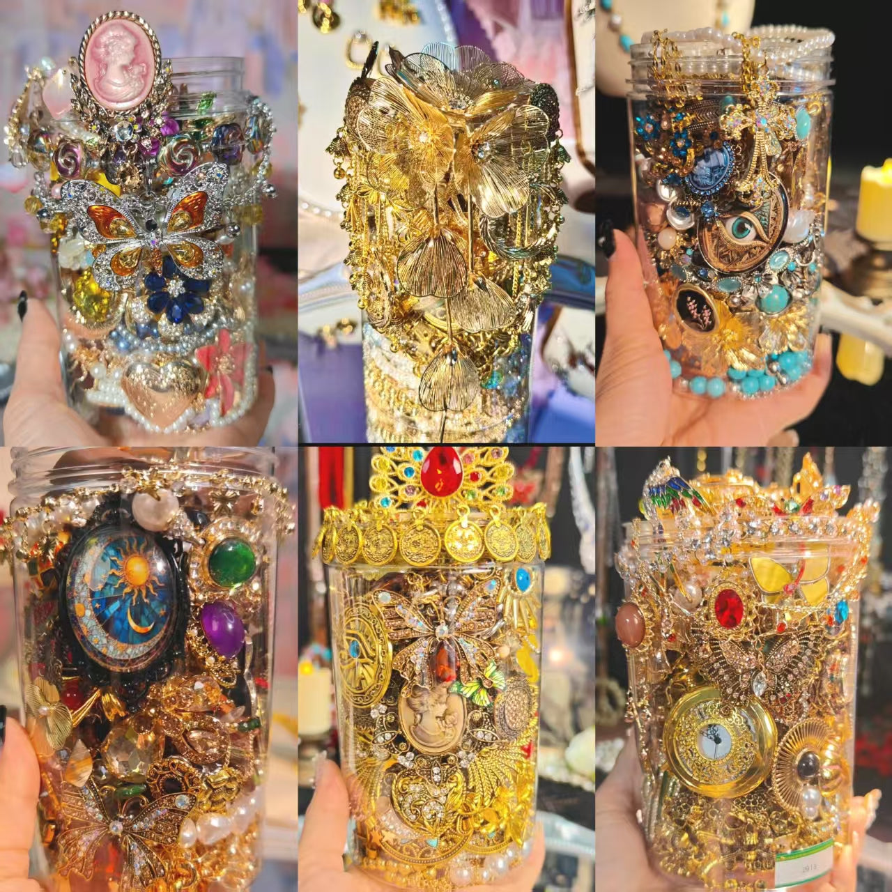 PersonnaliséBocal de bijoux mystère | Thème Déesse Grecque
