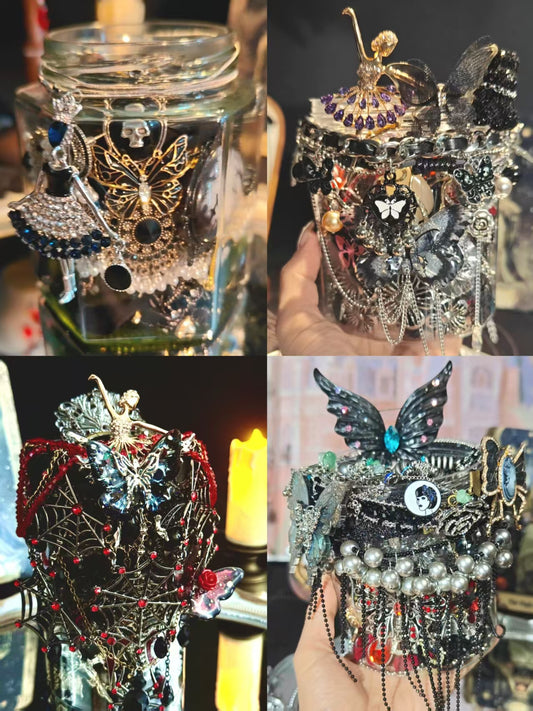 PersonnaliséBocal de bijoux mystère | Thème Valse de Minuit