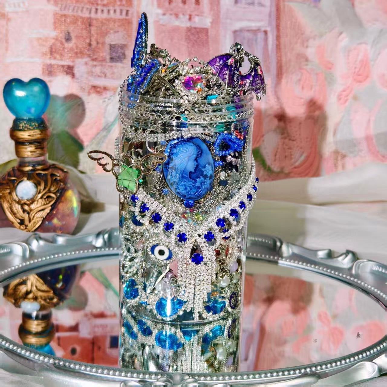 Custom Greek Goddess Themed Mystery Jewelry Jar new