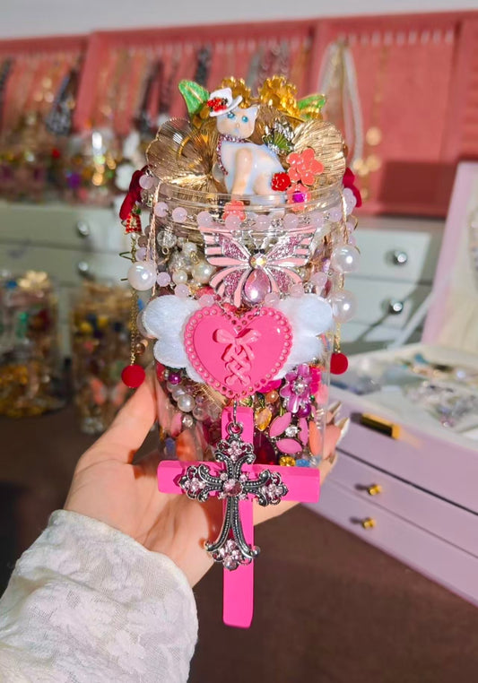 Custom God’s Gift Themed Mystery Jewelry Jar new